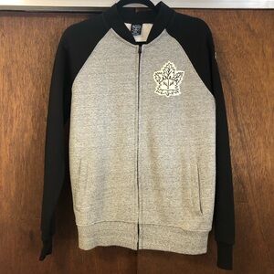 Canada Maple Leaf Patch Full Zip Up  Jacket